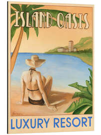 Magnettafel Island Oasis - Luxury Resort