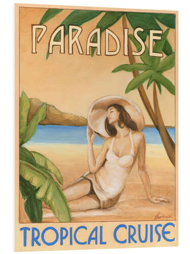 Tableau en PVC Paradise - Tropical Cruise