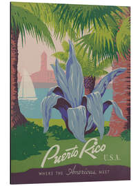 Aluminium print Discover Puerto Rico - Where the Americas Meet