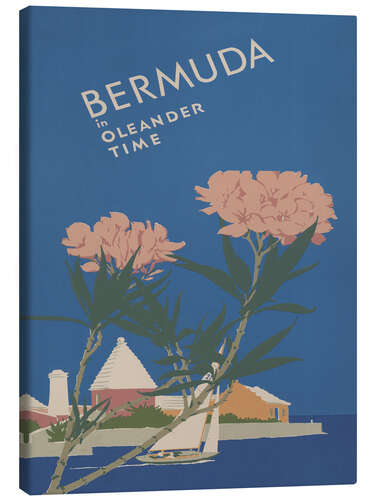 Canvas print Bermuda in Oleander Time