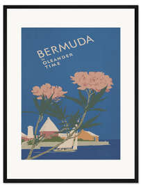Gerahmter Kunstdruck Bermuda in Oleander Time