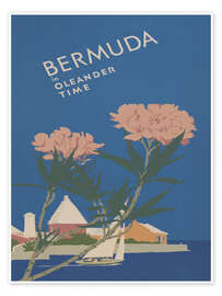 Wandbild Bermuda in Oleander Time - Studio W