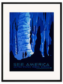 Gerahmter Kunstdruck See America