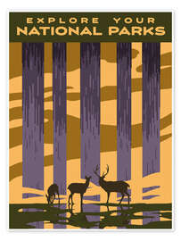 Poster Explore Your National Parks