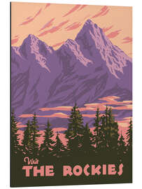 Magnettafel Visit the Rockies