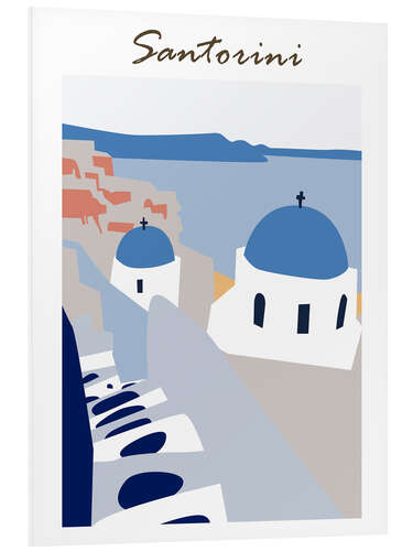 Tableau en PVC Santorini, Greece II