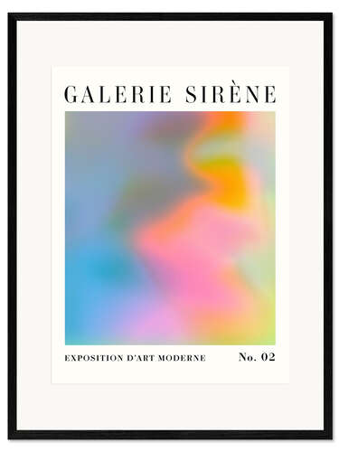 Stampa artistica con cornice Radiant Gradients II