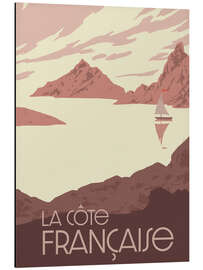 Magnettafel La Côte Française (Französische Küste)