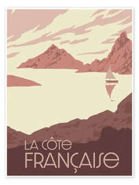 Poster La Côte Française (French Coast)