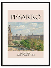 Kehystetty taidepainatus Pissarro, Galerie Maxime - Paris