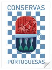 Sticker mural Conservas Portuguesas - Victoria Barnes