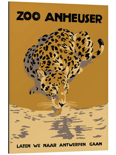 Tableau en aluminium Zoo Anheuser