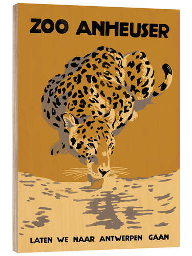 Puutaulu Zoo Anheuser