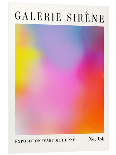 Foam board print Radiant Gradients IV