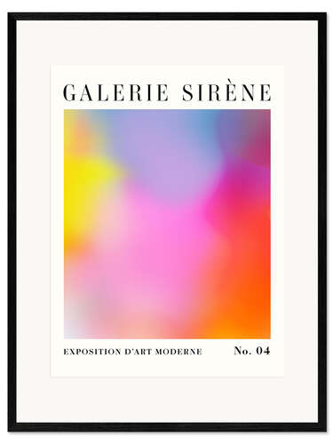 Framed art print Radiant Gradients IV