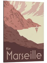 Magnettafel Visit Marseille