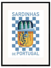 Innrammet kunsttrykk Sardinhas de Portugal