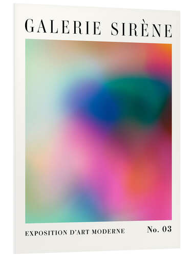 Foam board print Radiant Gradients III