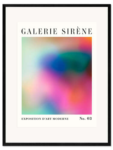 Stampa artistica con cornice Radiant Gradients III