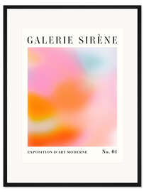 Gerahmter Kunstdruck Radiant Gradients I