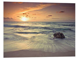 Foam board print Tranquil Beach