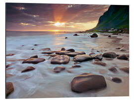 Aluminium print Rocky Coast