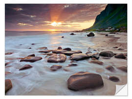 Naklejka na ścianę Rocky Coast