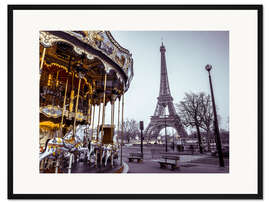 Gerahmter Kunstdruck Paris Attractions