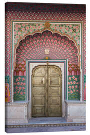 Canvas print Palace door, Jaipur, India