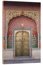 Puutaulu Palace door, Jaipur, India