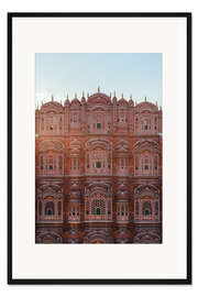 Gerahmter Kunstdruck Palast der Winde, Jaipur, Indien