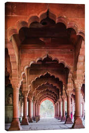 Canvastavla Archway at the red fort, Delhi, India