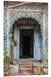 Foam board print Blue door, Delhi, India