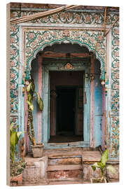 Puutaulu Blue door, Delhi, India