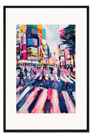 Gerahmter Kunstdruck Shibuya, Tokio