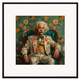 Framed art print Theory of the floral costume