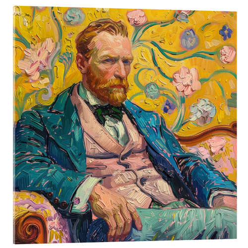 Acrylic print A Portrait of Resilience: Van Gogh's Inner Strength