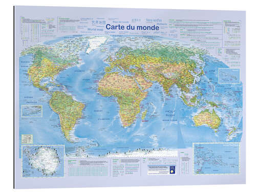 Gallery print World map 2024 (French)