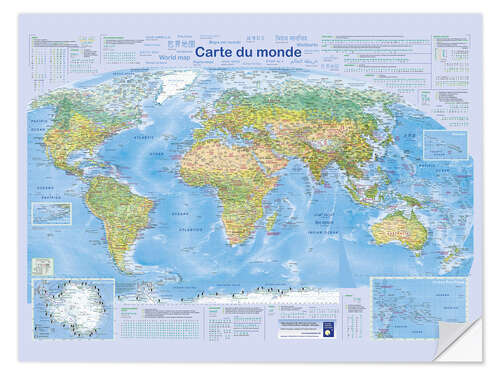 Sisustustarra World map 2024 (French)