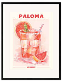 Ingelijste kunstdruk Paloma, Mexico 1953