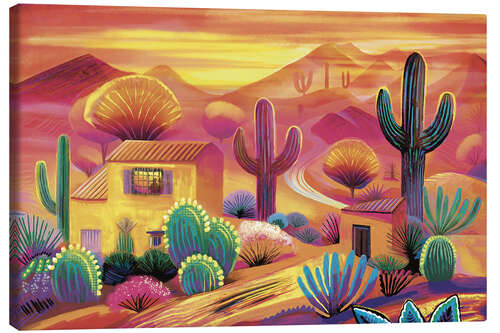 Canvas print Spanish Revival