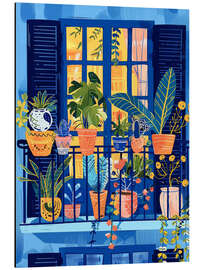 Magnettafel Mondlichtbalkon