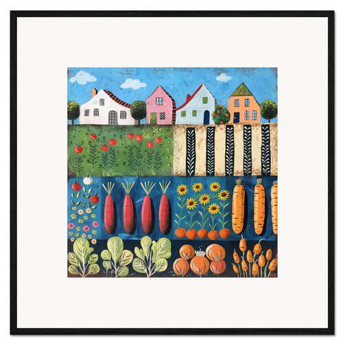 Framed art print Grandma's village