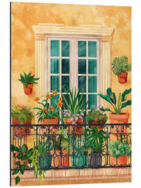 Magnettafel Romantischer Balkon