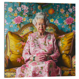 Galleriprint The Queen on the sofa