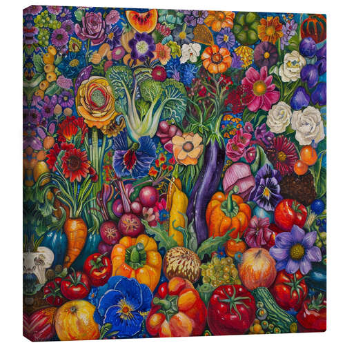 Canvas print Veggie Chaos