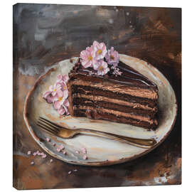 Canvas print Sweet chocolate emotions