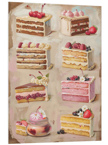 Tableau en PVC Fruit Cakes