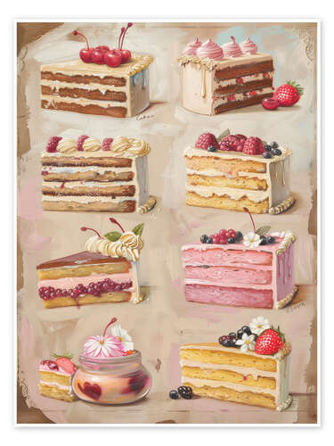 Poster Fruit Cakes