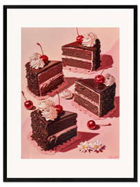 Gerahmter Kunstdruck Chocolate Dreams